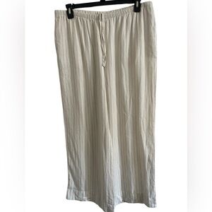 A New Day Wide Leg Lined Blend Pants Size Large Short